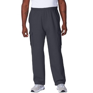 KingSize Men's Big & Tall Fleece Cargo Sweatpants - 1 of 4