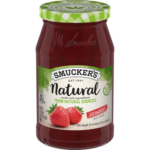 Smucker's Natural Strawberry Preserves - 17.25oz - image 1 of 4