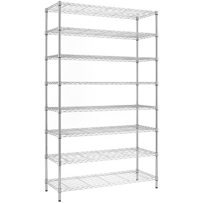 Finnhomy 4000LBS 8-Tier Wire Shelving Unit Adjustable Steel Wire Rack, 8 Shelves Metal Rack, Pantry Shelves for Storage, NSF Certified