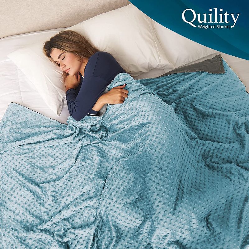 Quility Weighted Blanket for Kids or Adults with Soft Cover, 3 of 6