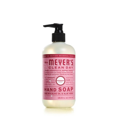 Mrs. Meyer's Clean Day Holiday Hand Soap - Peppermint - 12.5 fl oz - image 1 of 3