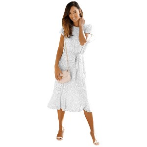 Women's Polka Dot Dress - LASCANA - 1 of 4