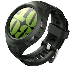 Dexnor for Samsung Galaxy Watch 6 Classic Band [47mm] [43mm],Galaxy Watch 6 Band [40mm] [44mm],[Raised Bezel & Snap-on] Rugged Shockproof Case - 1 of 3
