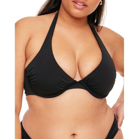 Adore Me Women s Bobbie Swimwear Top 40h Jet Black. Target