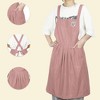 Unique Bargains Cross Back Aprons with Pockets 1 Pc - 4 of 4