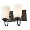 Millennium Lighting Ivey Lake 2 - Light Vanity in  Matte Black - 3 of 4