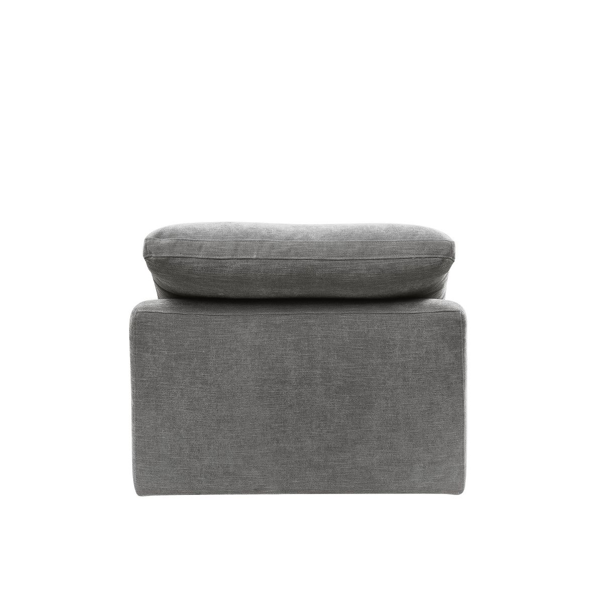 38" Naveen Ottoman and Bench Gray Linen - Acme Furniture - thumbnail 6