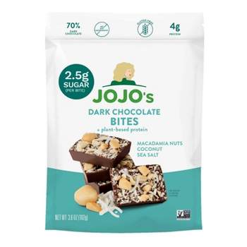 JOJO's Dark Chocolate Bites Macadamia Nuts - 3.6oz