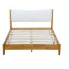 CAVINAS Queen Size Platform Bed Modern Wooden Bed Frame with Upholstered Headboard and Support Feets for Bedroom - 3 of 4