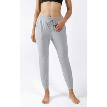 Agnes Orinda Women's Plus Size Joggers Sweatpants Elastic Contrast Color  Lounge Jogger Pants