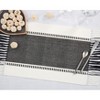 Saro Lifestyle Tassel Trimmed Stripe Placemat (Set of 4) - 4 of 4