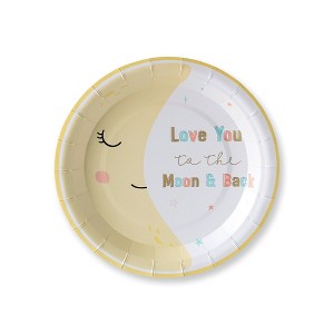Kate Aspen Twinkle Twinkle 7 in. Premium Paper Plates (Set of 64) | 28575NA - 1 of 4
