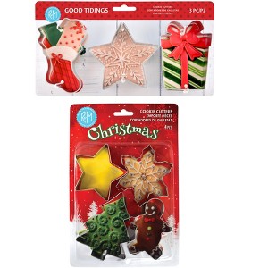 R&M International 7 Piece Christmas & Good Tidings Cookie Cutter Set - 1 of 3