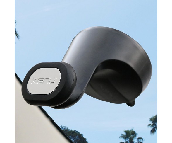 Kenu Airbase Magnetic Premium Dash & Windshield Suction Mount - Black