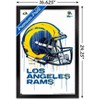 Trends International NFL Los Angeles Rams - Drip Helmet 20 Framed Wall Poster Prints - image 3 of 4