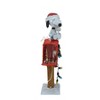 Peanuts 32IN PEANUTS 3D PRE LIT LED YARD ART SNOOPY W/TREE ON MAILBOX, Red - 4 of 4
