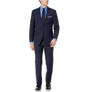 Adam Baker Men's Modern Fit 100% Wool Two-Piece Notch Lapel Suit - 1 of 4