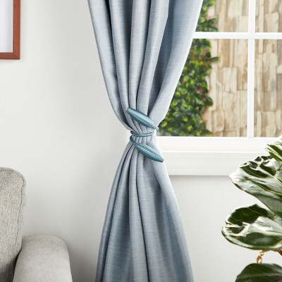 1 Pair Braided Curtain Tieback Tie Back Rope Strap Tassel Holdback Home Decor US 