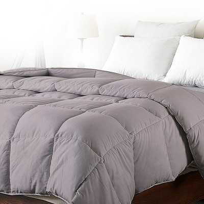 Twin Gray Down Alternative Microfiber Comforter