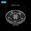 Unique Bargains 360 Degree Rotating Anti-slip High-strength Plastic Smooth Rotation Clear Lazy Susan 2 Pcs - 2 of 4