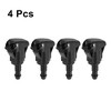 Unique Bargains Car Front Windshield Washer Nozzles for Toyota Camry 1997-2001 for Tacoma 2005-2010 for Toyota Corolla 1999-2008 Black 4 Pcs - 3 of 4