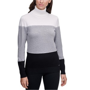 Calvin Klein Womens Colorblocked Pullover Sweater - 1 of 1
