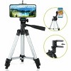 Boersma Professional Camera & Phone Tripod Stand – Portable Adjustable Tripod Mount Holder for Mobile Live Streaming, Photography, and Video Recording - 2 of 4
