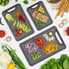 July Home Plastic Cutting Board Set of 3, Dishwasher Safe with Juice Grooves and Non-Slip - 2 of 4