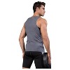 Anna-Kaci Active Men's Sleeveless Compression Tank Top with Mesh Panels and Stretch Moisture-Wicking Fabric - 3 of 4
