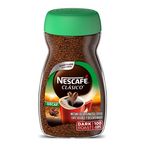 Nescafe Clasico Pure Decaf Dark Roast Instant Coffee - Shop Coffee