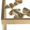Otto Ginko Leaf Console - FOX2593A - Gold - Safavieh Couture - 4 of 4