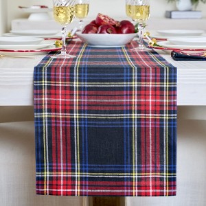 Solino Home Linen Plaid Table Runner | Stewart Plaid - 1 of 4