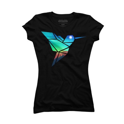 Junior's Design By Humans Nature Sparrow By clingcling T-Shirt