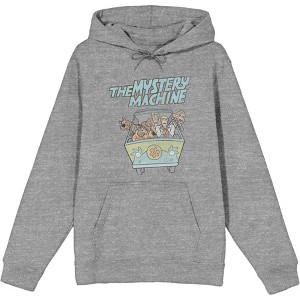 Scooby Doo The Mystery Machine Adult Long Sleeve Hoodie - 1 of 2