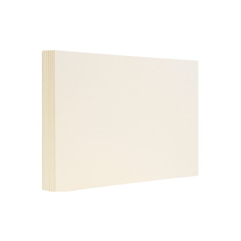 JAM Paper Smooth Personal Notecards Ivory 500/Box (0175991B), 2 of 3