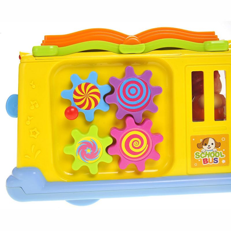 Ready! Set! Go! Educational Interactive School Bus Toy With Flashing Lights & Sounds, Great for Kids and Toddlers, 2 of 17