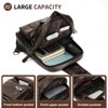 Unique Bargains PU Leather Water Resistant Adjustable Strap basic-multipurpose-backpacks 10.2" x 12.6" - 4 of 4