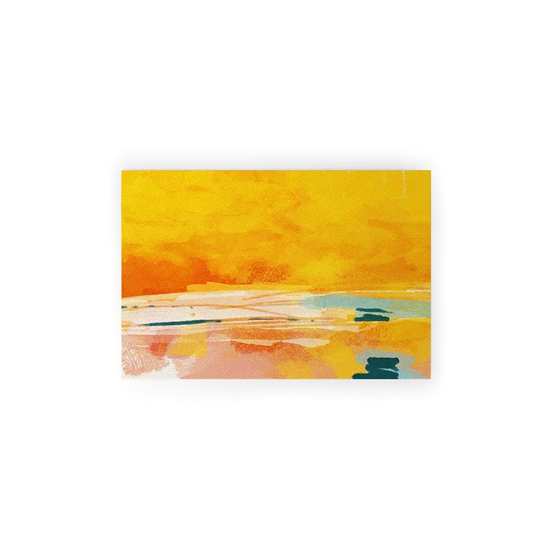 lunetricotee sunny landscape Looped Vinyl Welcome Mat - Society6, 1 of 6