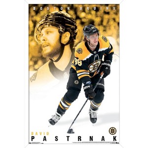 Trends International NHL Boston Bruins - David Pastrnák 19 Framed Wall Poster Prints - 1 of 4