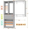 Aheaplus Closet System with Wooden Drawers and Two Hanging Rods - 4 of 4