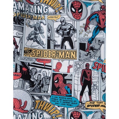Мужские брюки Marvel Spider-Man Mens Swim Trunks UPF 50+ Gray / Black Comic Strip Large — фото 5