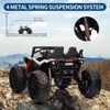 2 Seaters Kids Ride On UTV with Parents Remote Control, 24V Battery Powered Electric Toy Car for Boys Girls w/Music, LED Lights - 3 of 4