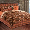 C&F Home 26" x 26" Adirondacks Red & Burgundy Plaid Lodge Euro Pillow Sham - 4 of 4