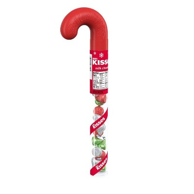 Hershey's Holiday Milk Chocolate Kisses Cane - 2.24oz