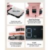 VEVOR Auto Heat Press Machine, 15 x 15 inch, T-Shirt Press Machine with Auto Release and Adjustable Pressure, Digital Display, Rapid Heating, Pink - 4 of 4