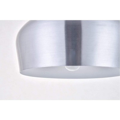 Nora Sleek Teardrop Aluminum Pendant Lamp in Burnished Nickel