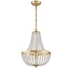 Crystorama Lighting Rylee 3 - Light Chandelier in  Antique Gold - 3 of 3