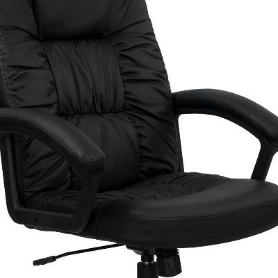 Hansel High Back Black LeatherSoft Executive Swivel Office Chair
