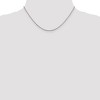 Black Bow Jewelry 1.1mm 14k White Gold Round Box Chain Necklace - 2 of 4