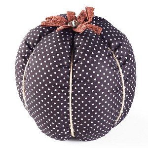 The Lakeside Collection Plush Pumpkin Decoration - Halloween, Harvest Centerpiece, Mantle Décor - 1 of 4